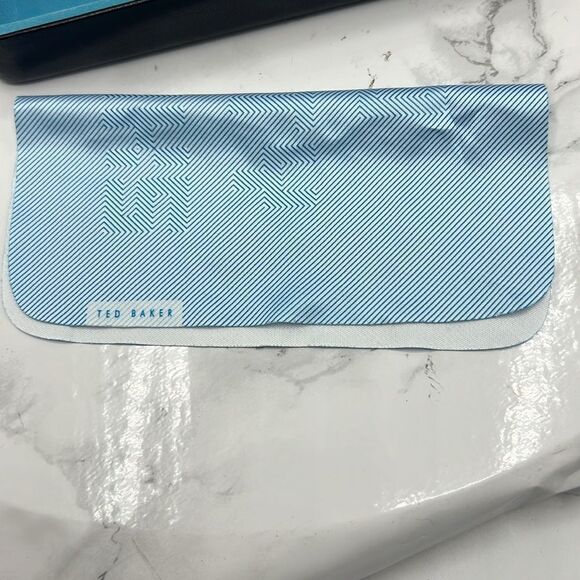 TED BAKER Black Eyeglass Case and Cloth - Picture 3 of 5
